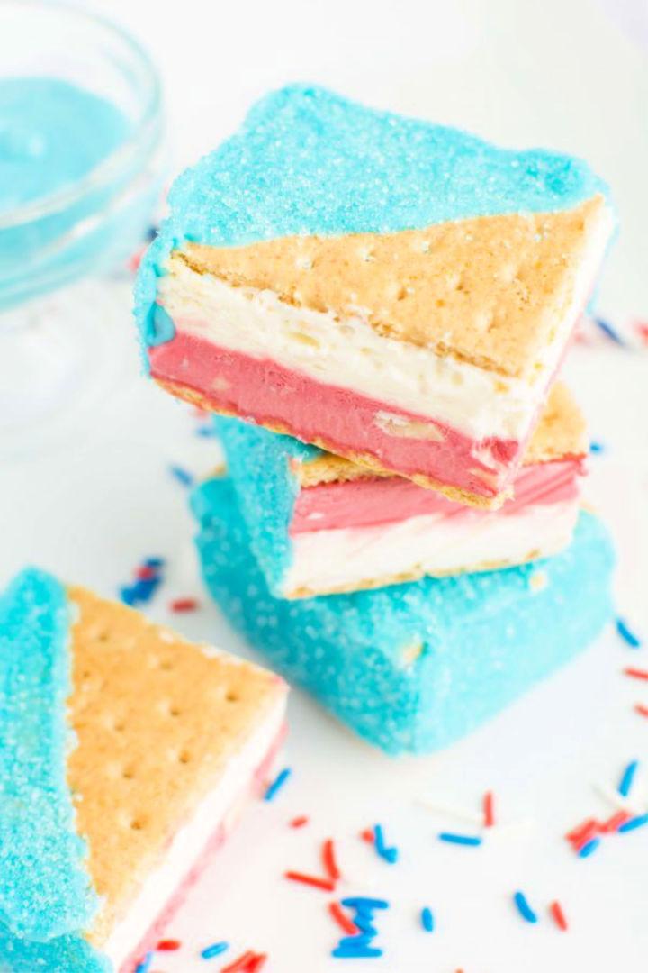 4th Of July Ice Cream Sandwiches