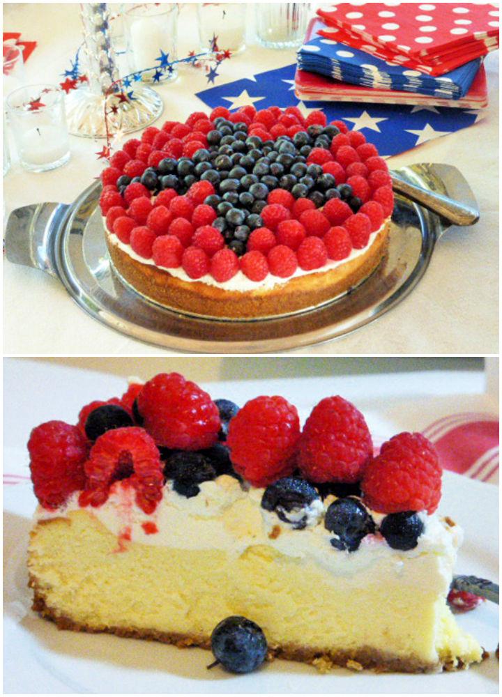4th of July Cheesecake for Nation’s Independence Day