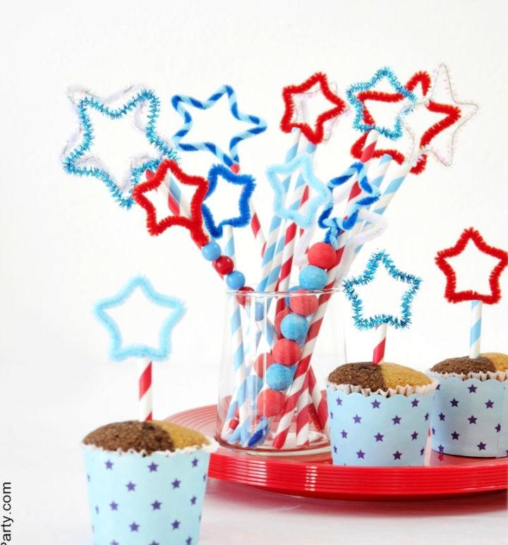 Best DIY 4th of July Star Wand
