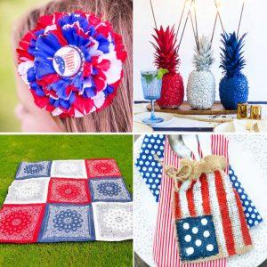 50 Easy 4th Of July Crafts - 4th of July Decorations - Fourth Of july Party Ideas