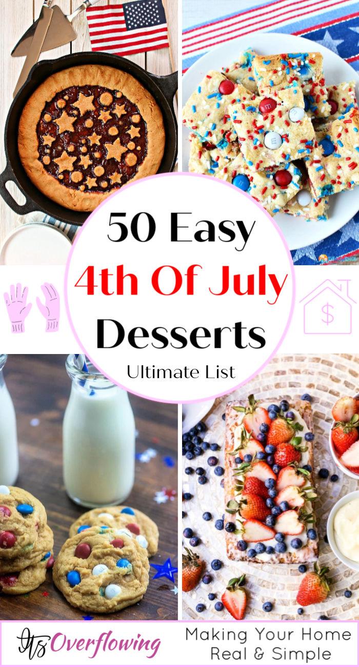 50 Easy 4th Of July Desserts - Easy 4th Of July Recipes