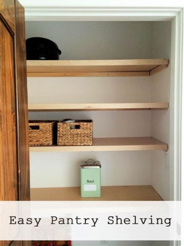 Free Pantry Shelves Woodworking Plan