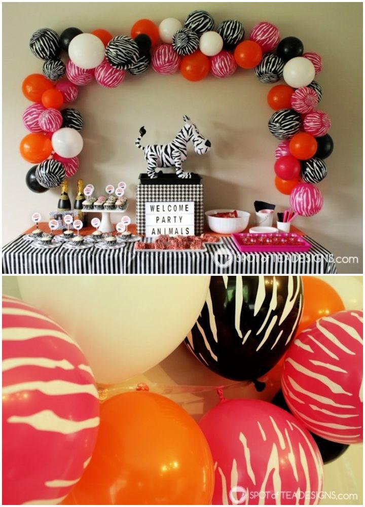 Making a Balloon Arch Without Helium