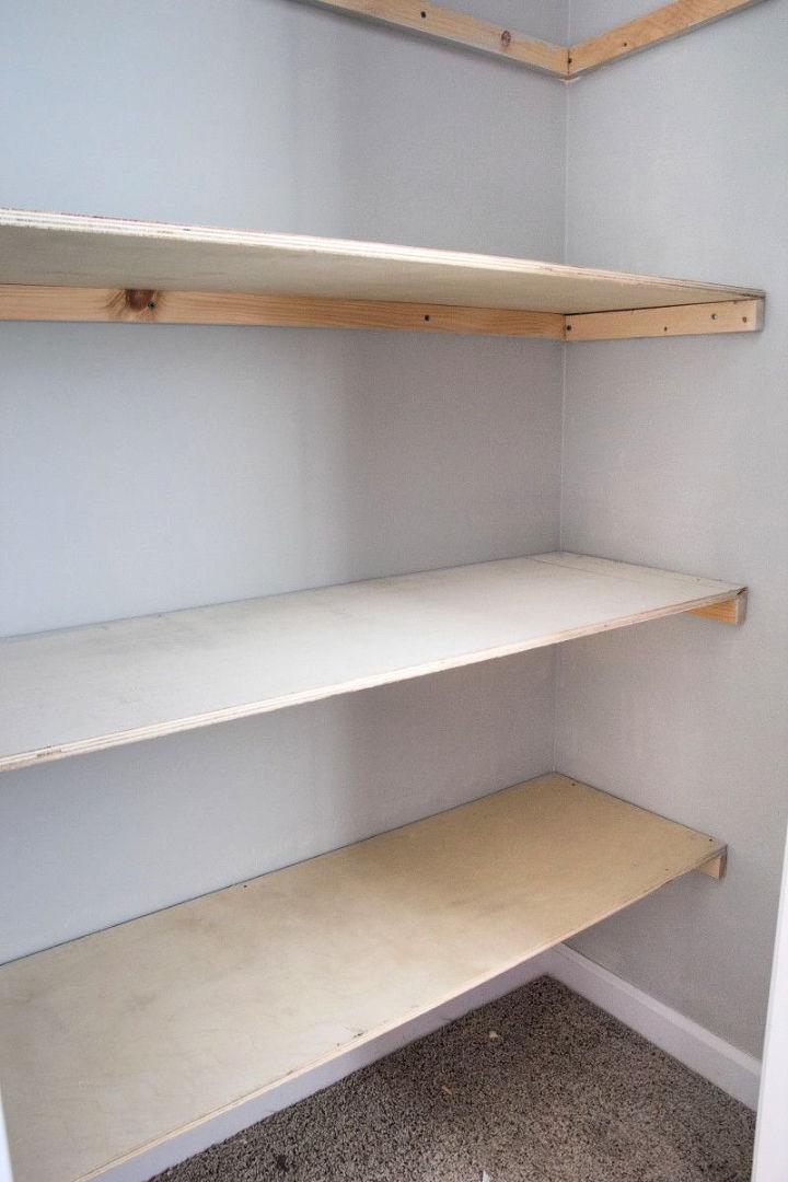 Basic DIY Closet Shelving Tutorial