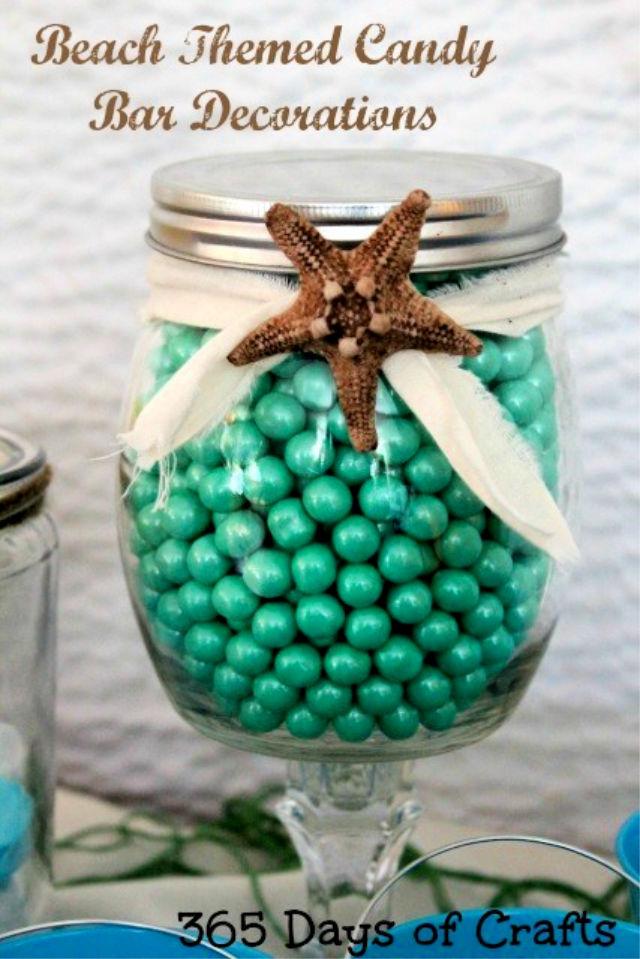 DIY Beach Themed Candy Bar