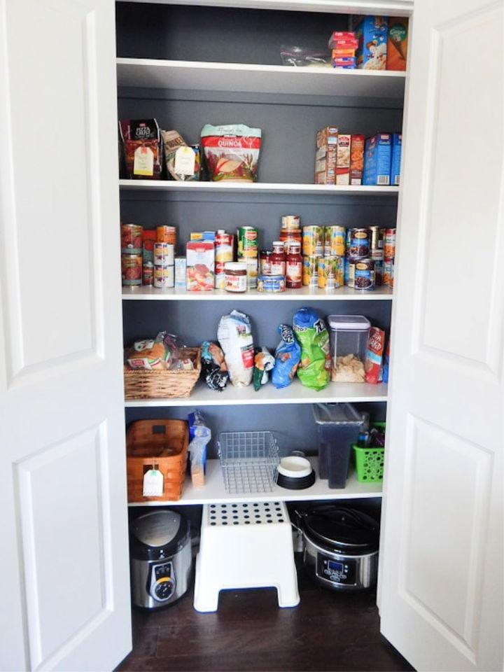 Building Pantry Shelves With Step by Step Instructions