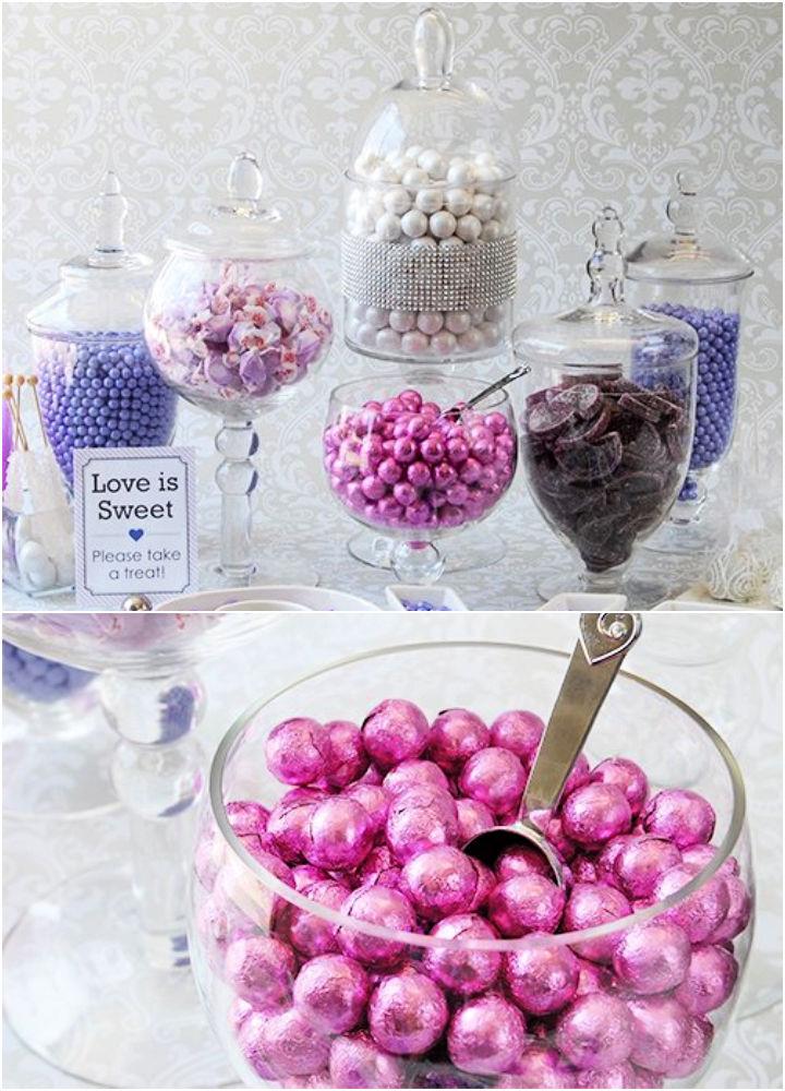 DIY Wedding Candy Buffet