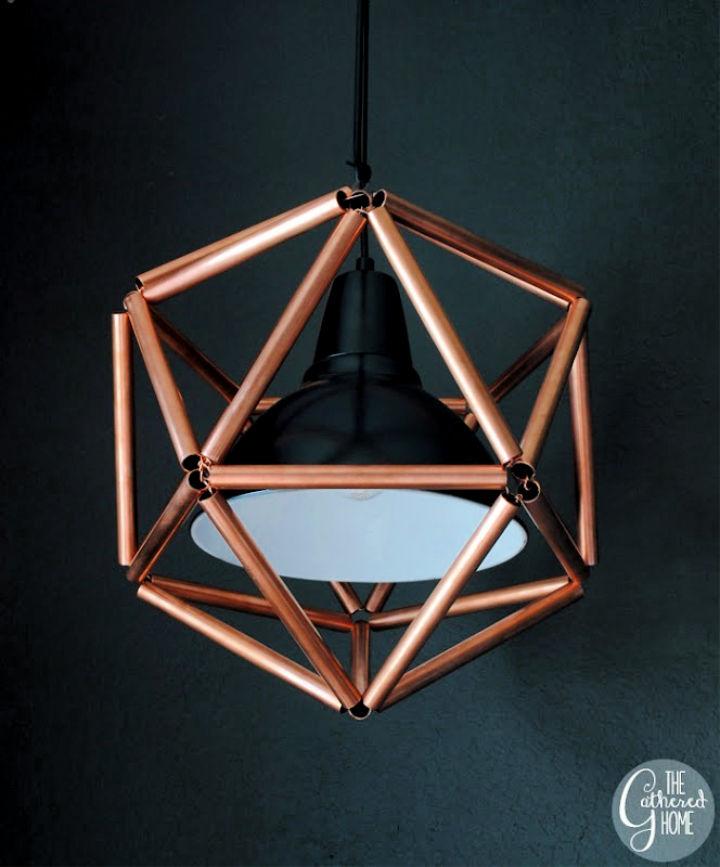 Easy DIY Copper Pipe Light Fixture