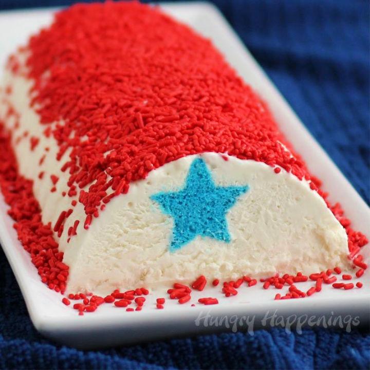 Cream Roll for the 4th of July