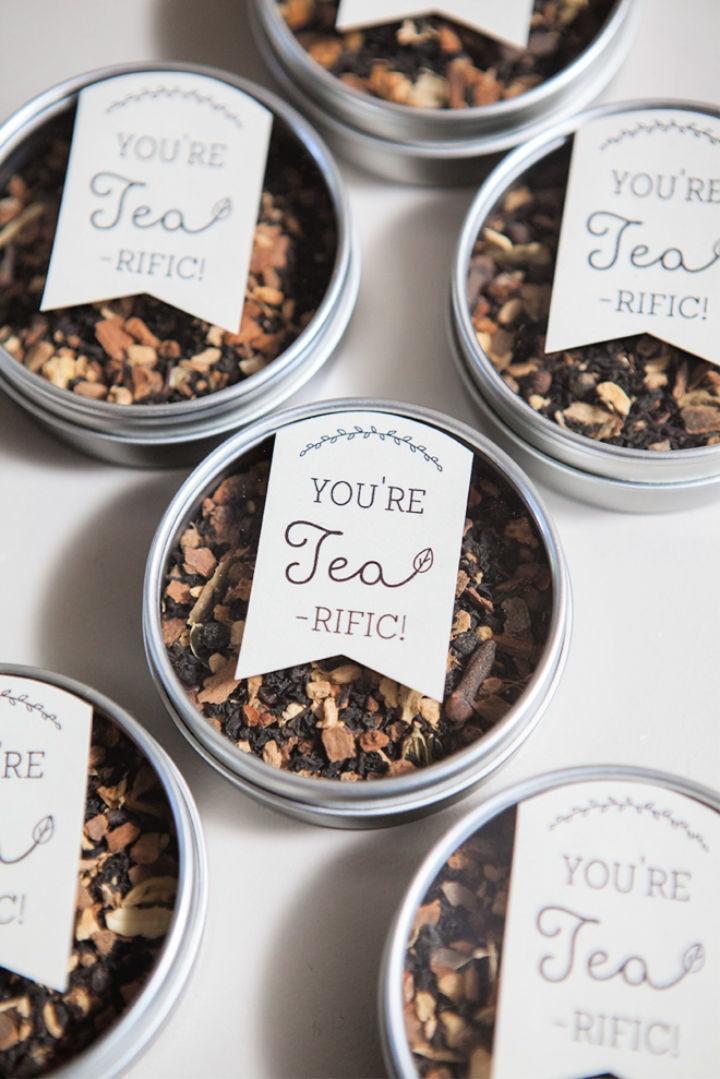 DIY Tea-rific Wedding Favors