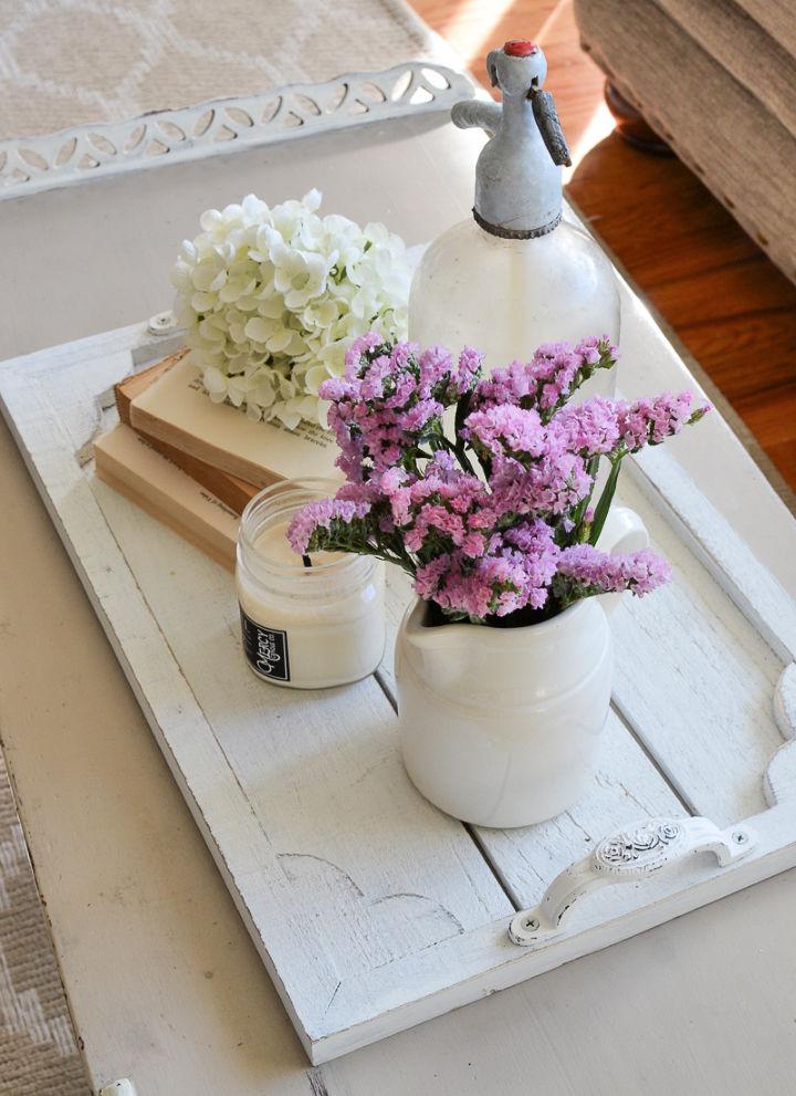 How to Build a Wooden Farmhouse Tray