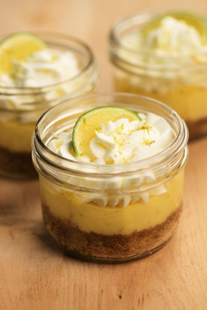 DIY Key Lime Pie In A Jar Wedding Favor