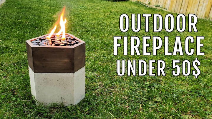 Easy DIY Outdoor Gas Fire Pit