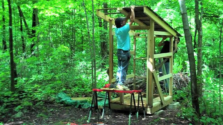 DIY Outhouse at Home