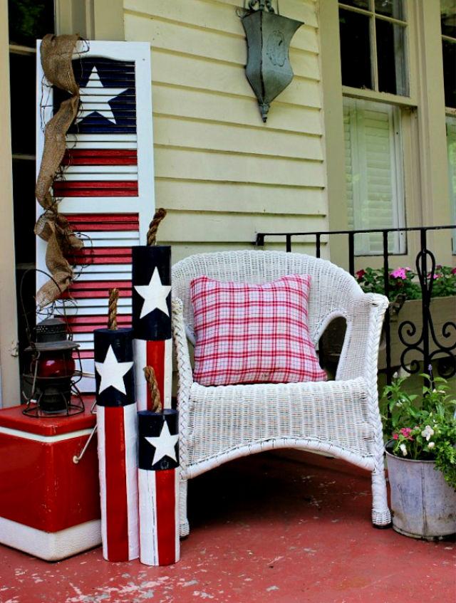 DIY Patriotic Shutter