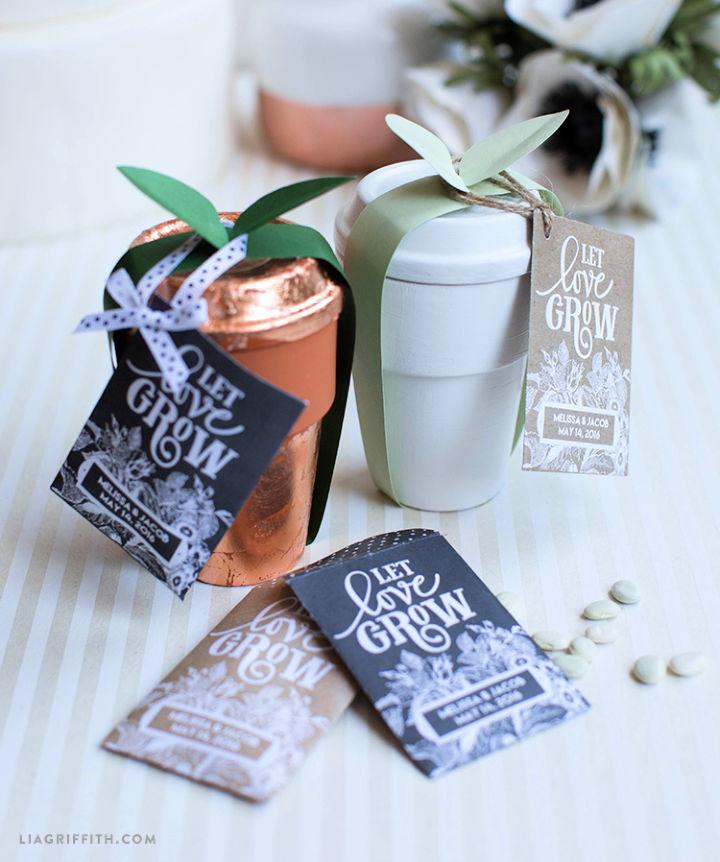 DIY Seed Packet Wedding Favors