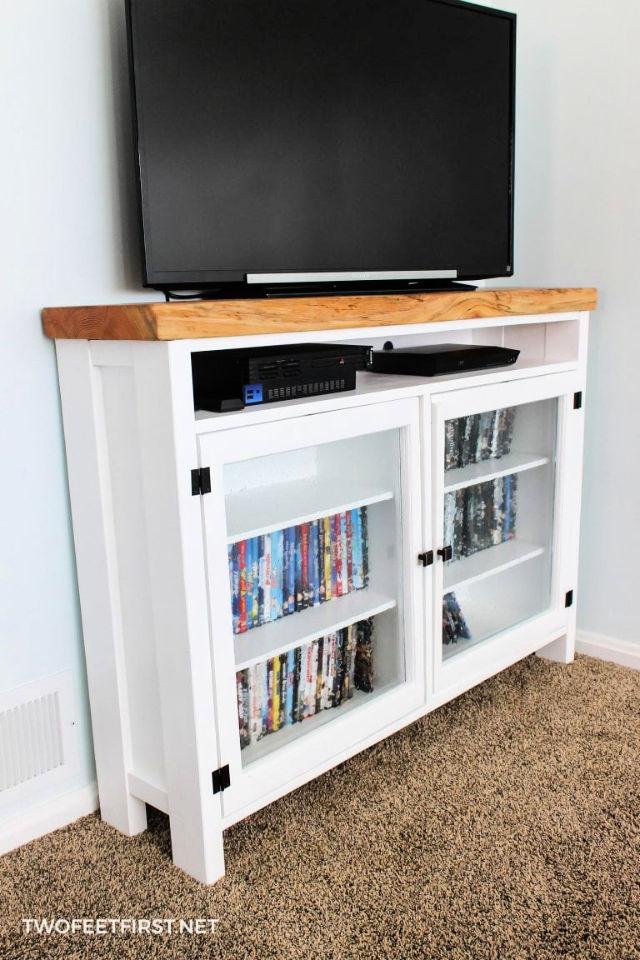 DIY TV Console Step by Step Instructions