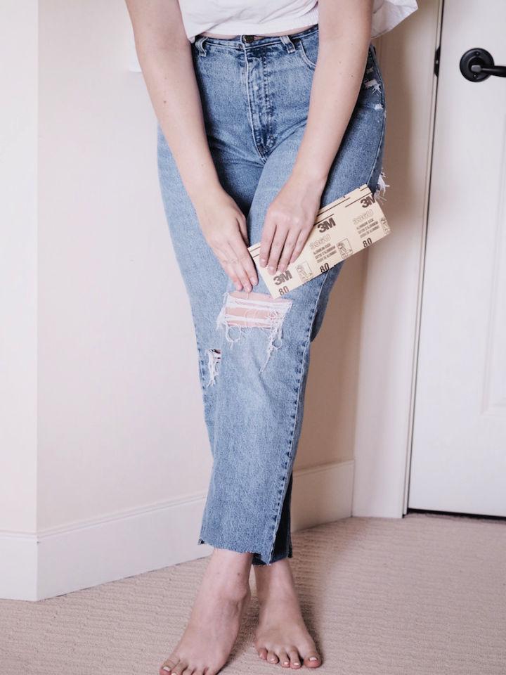 Easy Guide to Distressing Denim