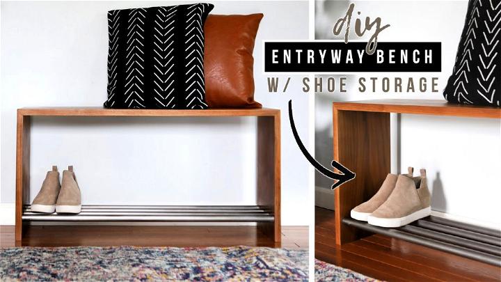 Entryway Bench With Shoe StorageS