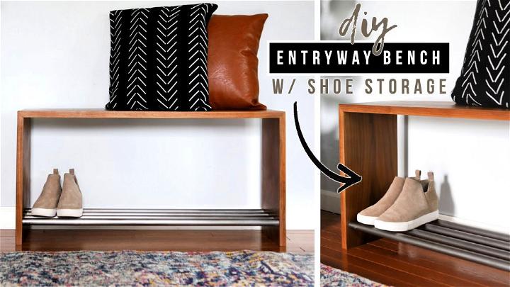 15 Genius Small Entryway Shoe Storage Ideas - Making Manzanita