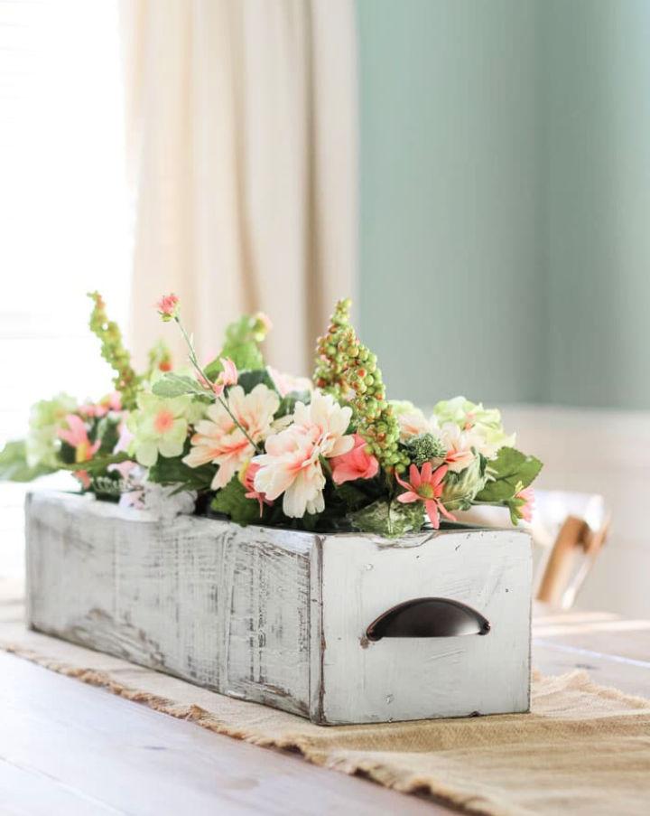 Build a Wooden Box Centerpiece