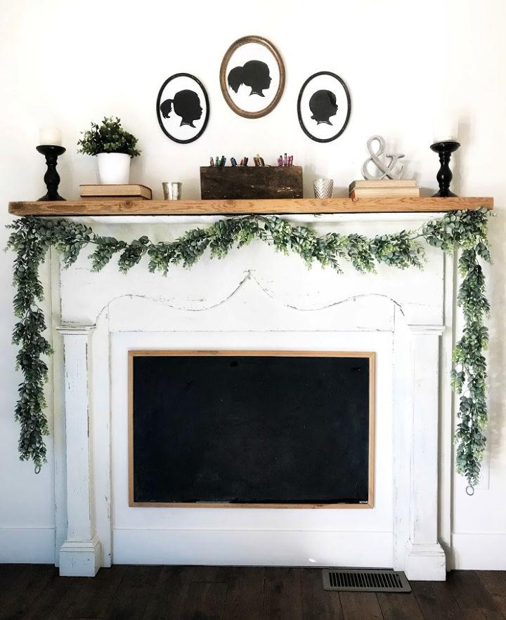 Faux Fireplace Mantel for Only 75