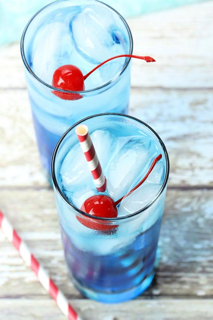 Patriotic Fourth of July Cocktail