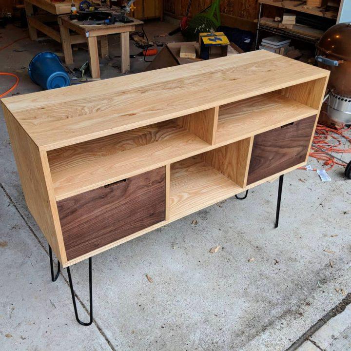 30 Homemade DIY TV Stand Ideas and Plans (How to Build)