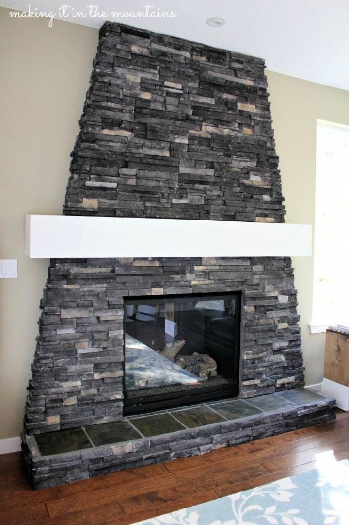 Homemade Fireplace Mantel