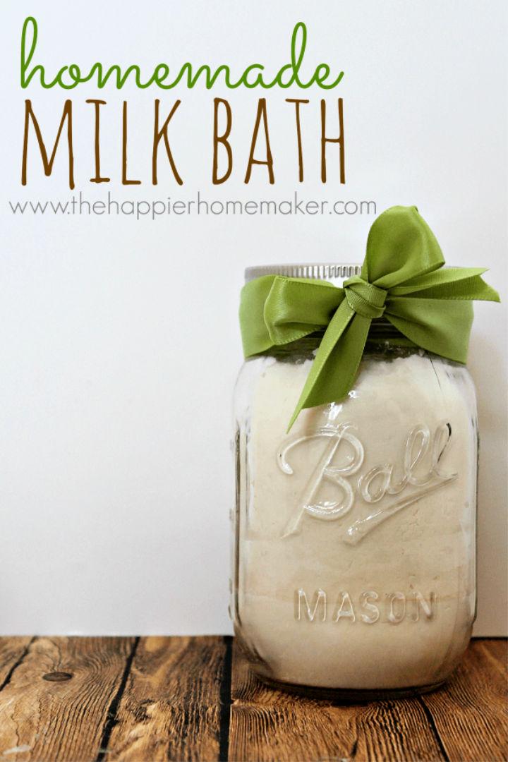 Homemade Milk Bath Recipe