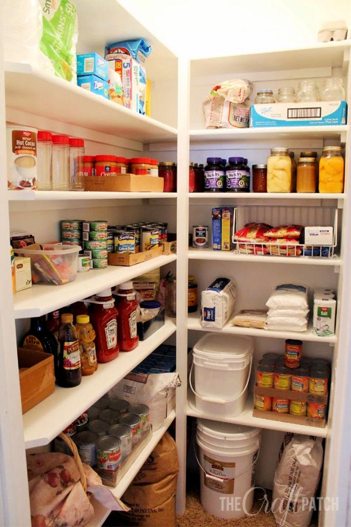 Build Your Own Pantry Shelving