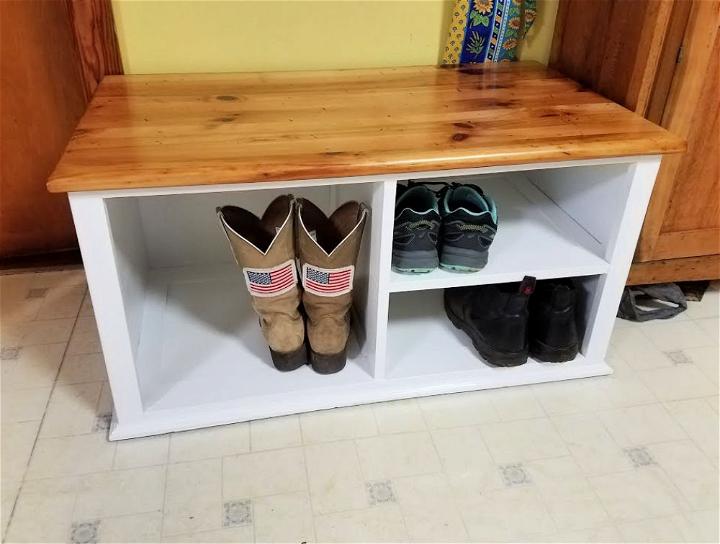 How to Make Entryway Shoe Storage Bench