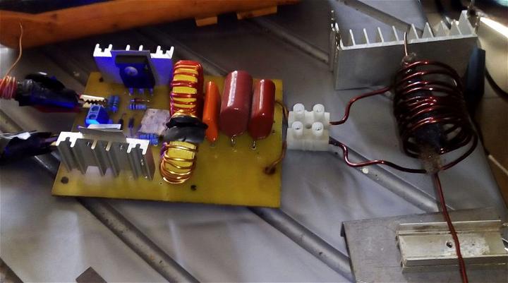 Homemade Induction Heater With ZVS Driver