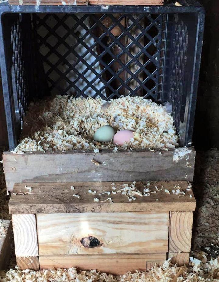 Make a Milk Crate Nest Box