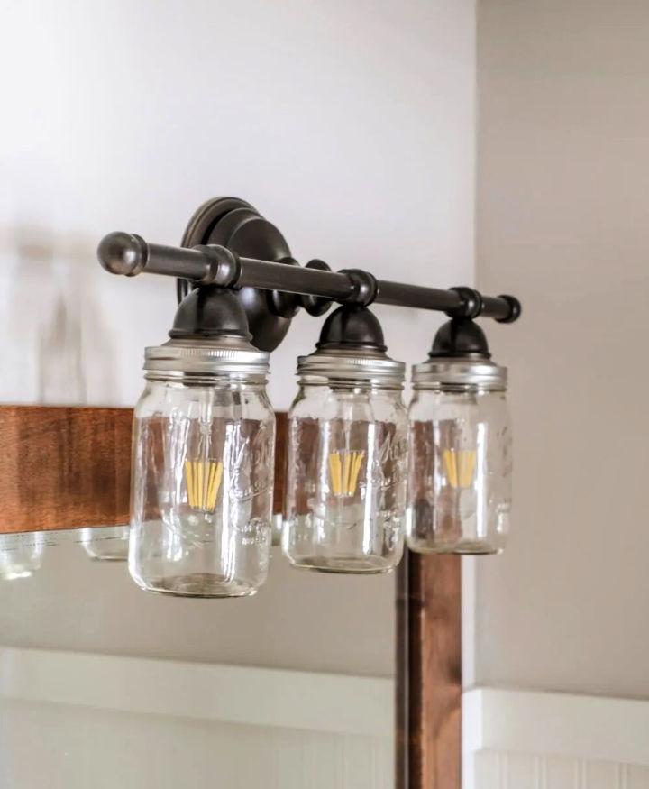 DIY Mason Jar Light Fixtures