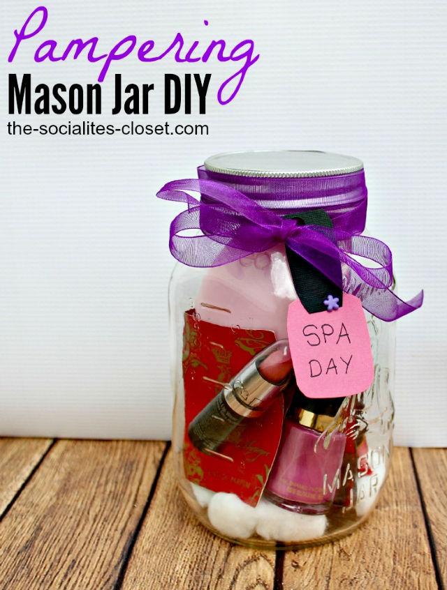 Mason Jar Pampering Gift