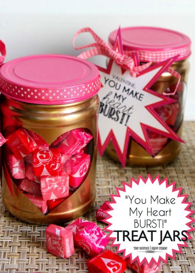 Mason Jar Valentine Gift