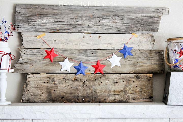 DIY Mini 3D Star Garland