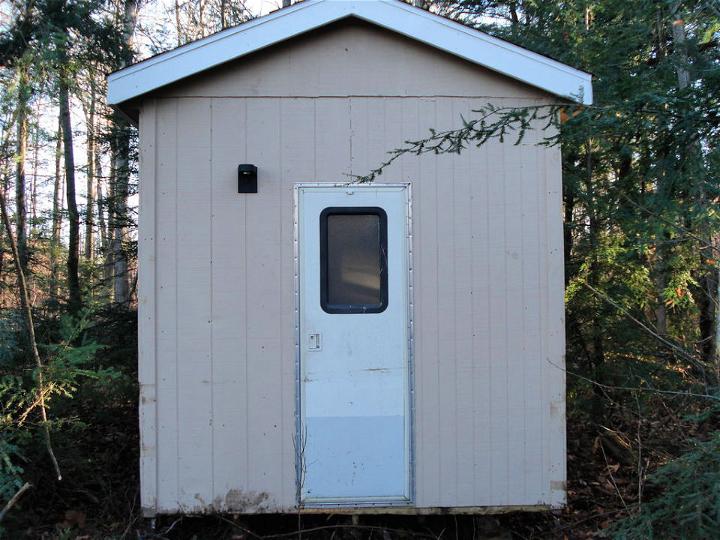 Modern DIY Outhouse On a Budget