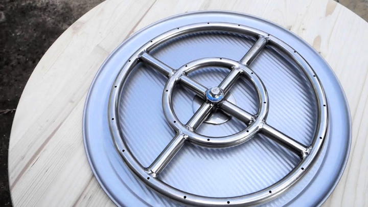 How to Make a Propane Fire Pit From Flower Pot