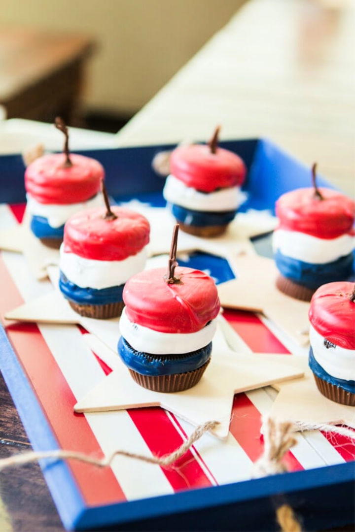 Reese’s Firecracker Oreos Perfect for Potluck Dessert Ideas