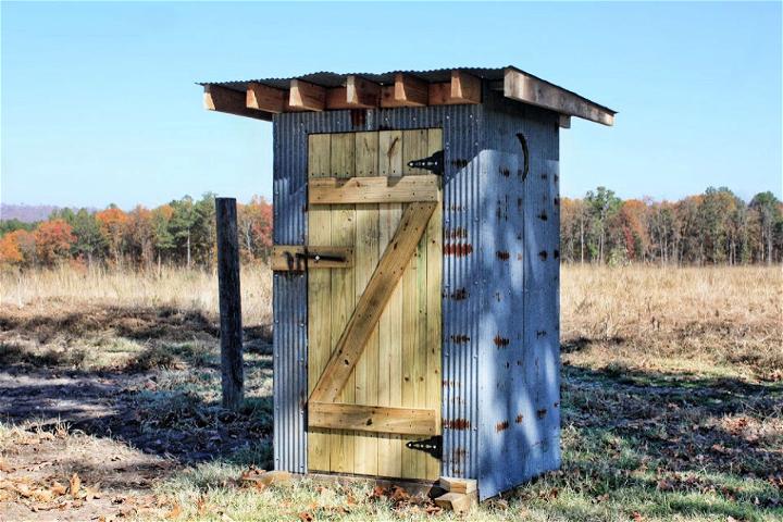 Sawdust Compost Outhouse