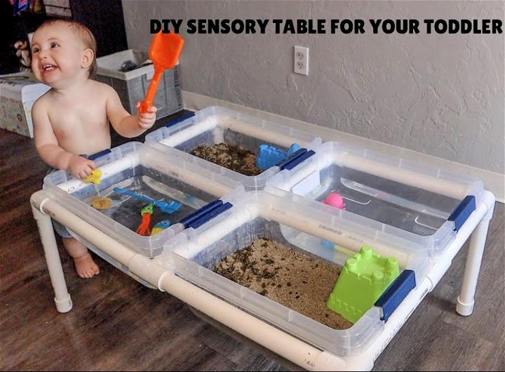 DIY Sensory Table for Toddlers