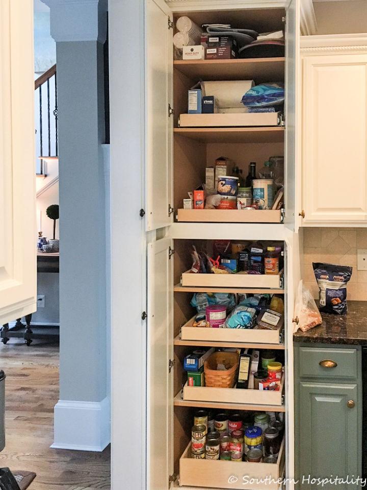 How to Make Sliding Shelves in a Pantry