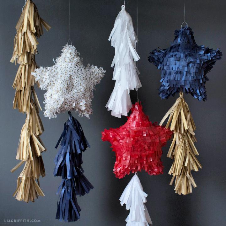 Tissue Paper Star Piñata Ideas
