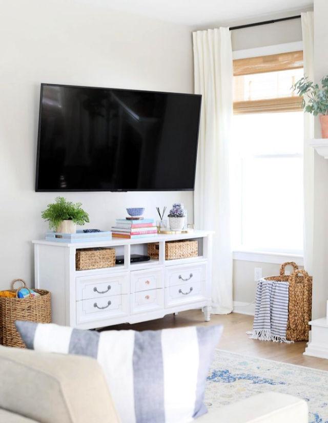 Turn A Dresser Into A TV Stand