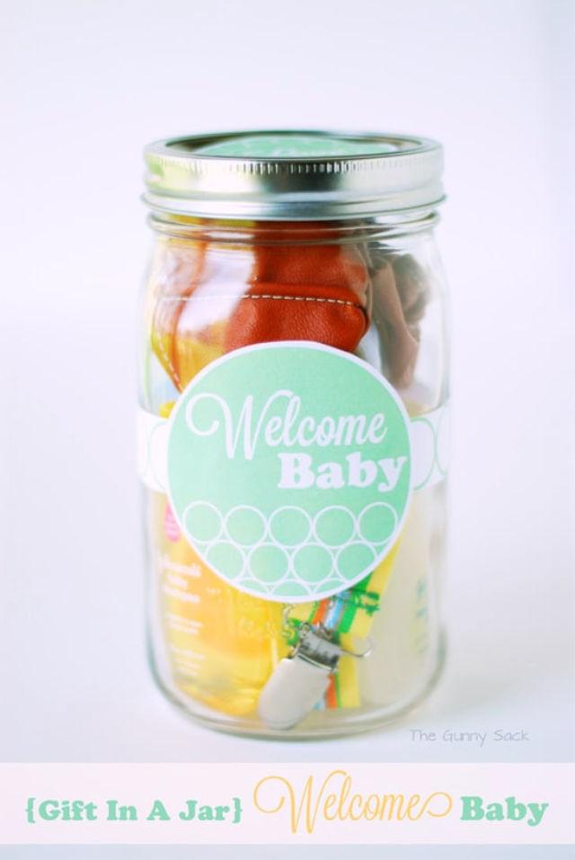 Welcome Baby Gift In A Jar