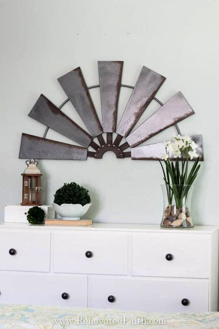 Handmade Windmill Wall Decor Under $20