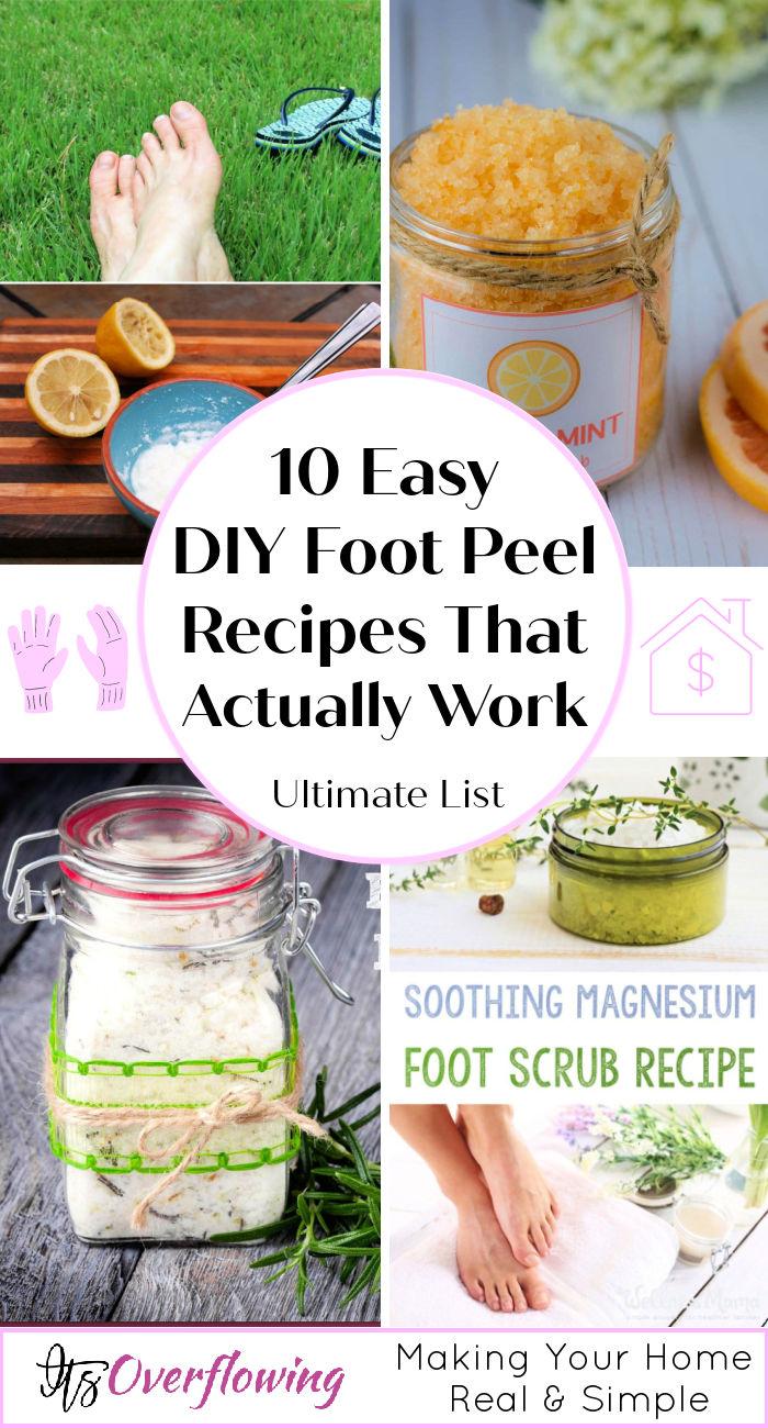 10 Quick and Easy DIY Foot Peel Recipes That Actually Work - Homemade Foot Peel Recipe