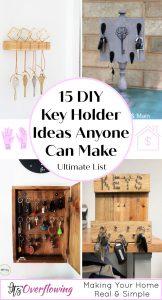 15 Easy DIY Key Holder Ideas Anyone Can Make